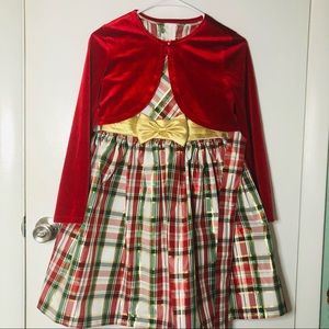 Christmas dress with Sweater for girls